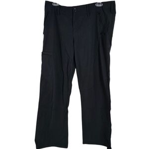 Merrell Belay Pants Black Water Resistant Tech UPF Quick Dry Size 14 Gorpcore